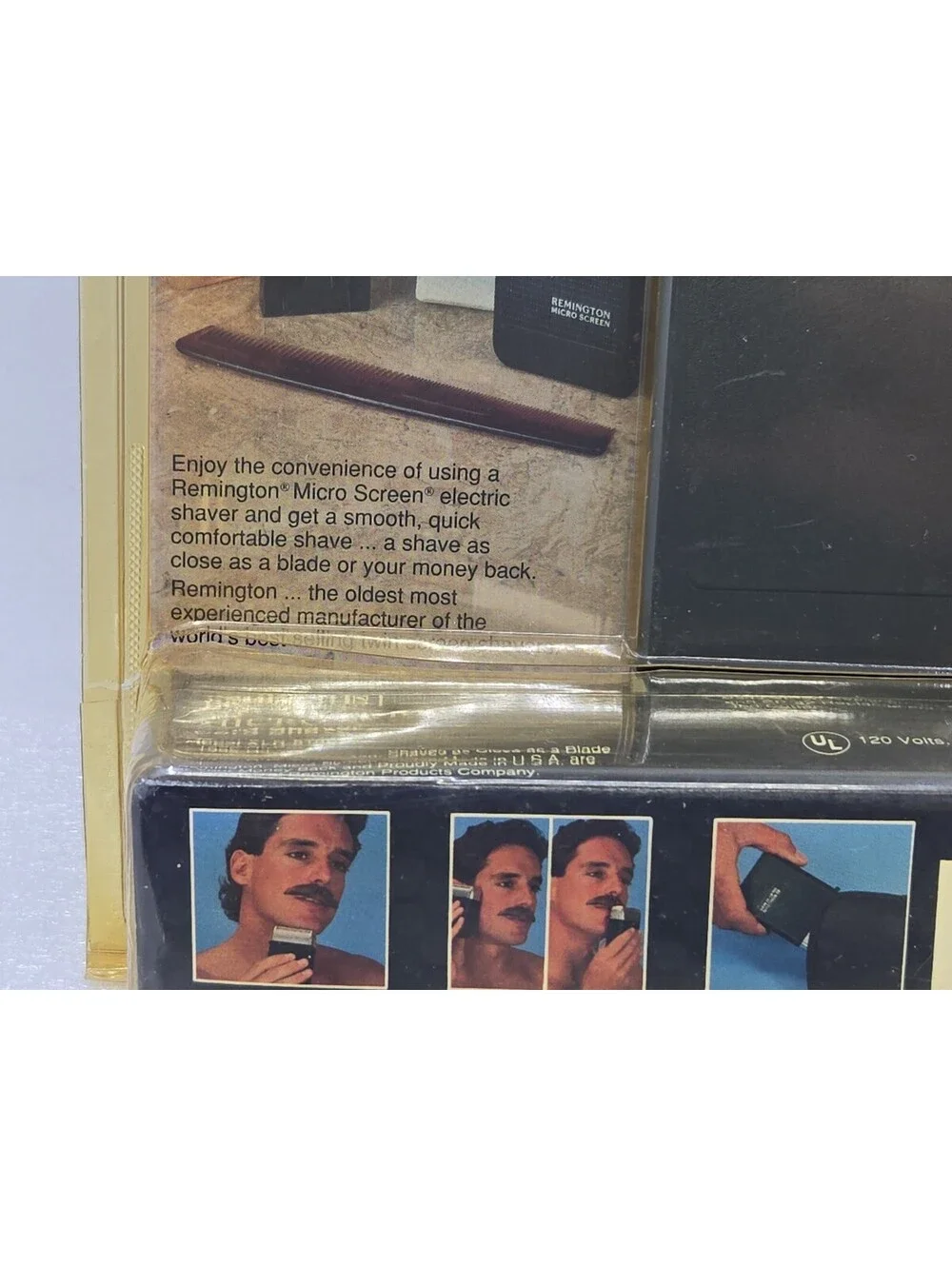 Vintage Remington Micro Screen Cord Shaver XLR-810BP Made In USA NOS